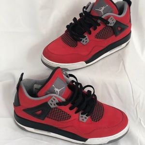 all red retro jordans